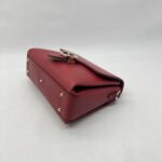Gucci Interlocking GG Top Leather Grained Red LGHW