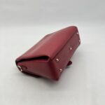 Gucci Interlocking GG Top Leather Grained Red LGHW