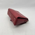 Gucci Interlocking GG Top Leather Grained Red LGHW