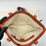 Gucci Soho Tote Zip Grained Orange GHW