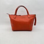 Gucci Soho Tote Zip Grained Orange GHW