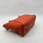 Gucci Soho Tote Zip Grained Orange GHW