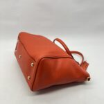 Gucci Soho Tote Zip Grained Orange GHW