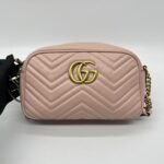 Gucci Marmont Camera Small Porcelain Rose GHW