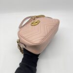 Gucci Marmont Camera Small Porcelain Rose GHW
