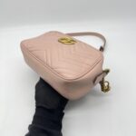Gucci Marmont Camera Small Porcelain Rose GHW