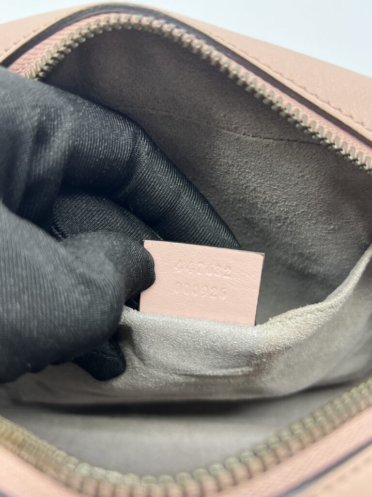 Gucci Marmont Camera Small Porcelain Rose GHW
