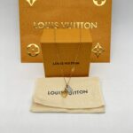 Louis Vuitton Two Tone Nanogram Gold Silver