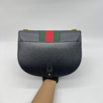 Gucci Crystal Butterfly Leather Black Ophidia GHW