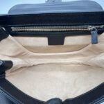 Gucci Crystal Butterfly Leather Black Ophidia GHW