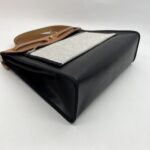 Hermes Herbag 31 Toile Hunter Noir Nature PHW