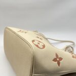 Louis Vuitton Neverfull MM Monogram Empreinte Creme Rose Trianon GHW