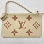 Louis Vuitton Neverfull MM Monogram Empreinte Creme Rose Trianon GHW