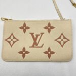 Louis Vuitton Neverfull MM Monogram Empreinte Creme Rose Trianon GHW