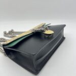 Gucci Dionysus Embossed Snake Skin/Black/Green SHW