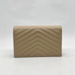 Saint Laurent WOC 19 Grained Beige GHW