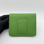 Hermes Roulis Slim Compact Evercolor Vert GHW