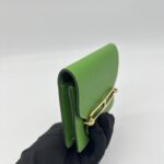 Hermes Roulis Slim Compact Evercolor Vert GHW