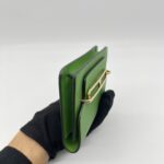 Hermes Roulis Slim Compact Evercolor Vert GHW