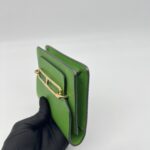 Hermes Roulis Slim Compact Evercolor Vert GHW