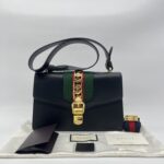 Gucci Sylvie Small Leather Black GHW