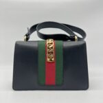 Gucci Sylvie Small Leather Black GHW