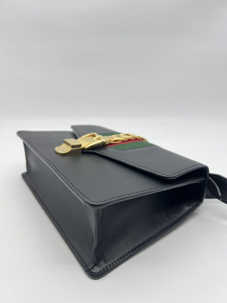 Gucci Sylvie Small Leather Black GHW