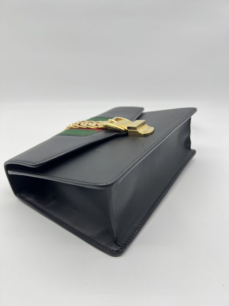 Gucci Sylvie Small Leather Black GHW