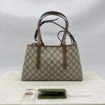 Gucci GG Emblem Medium Tote GG Supreme GHW
