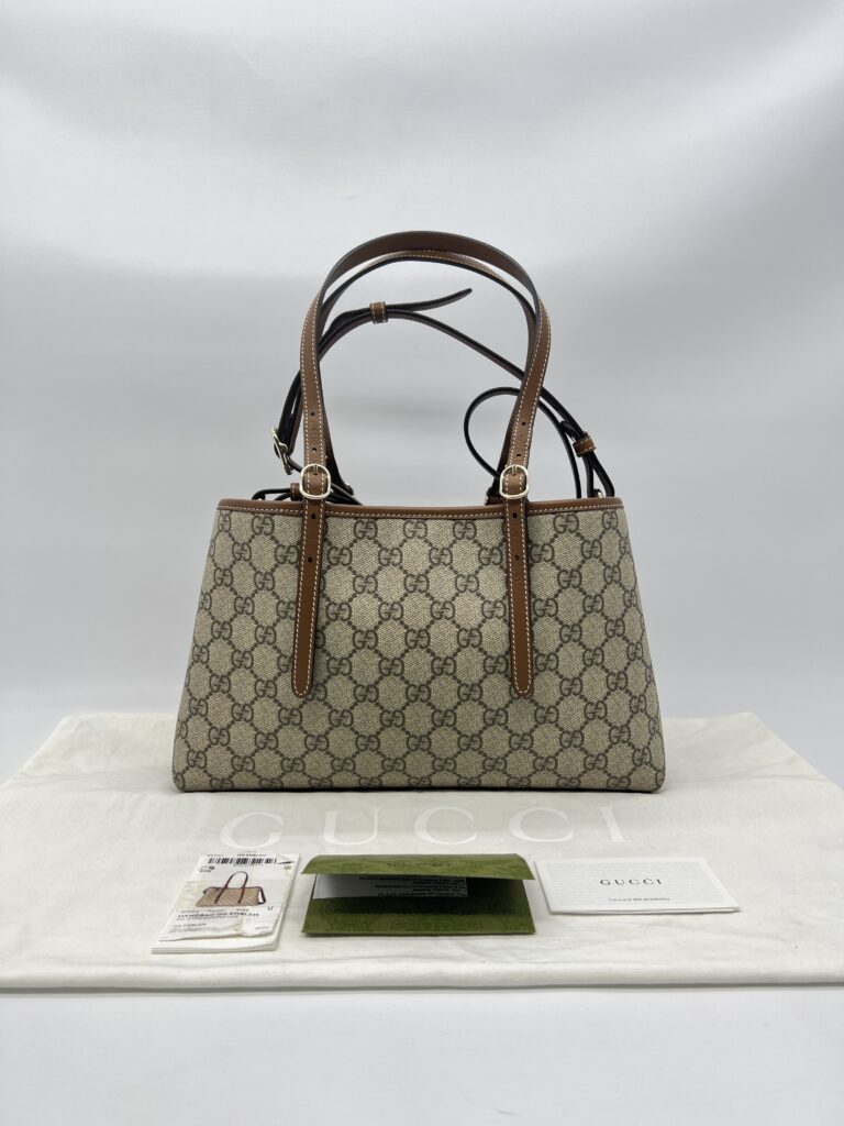 Gucci GG Emblem Medium Tote GG Supreme GHW