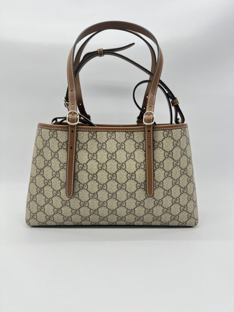Gucci GG Emblem Medium Tote GG Supreme GHW