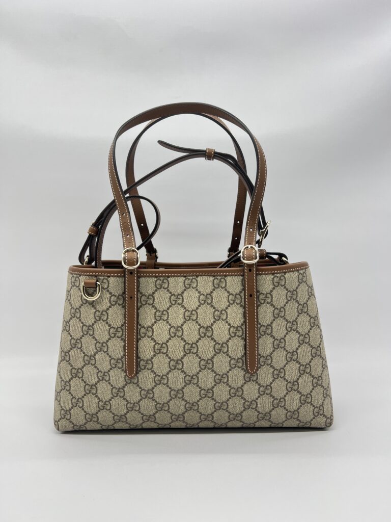 Gucci GG Emblem Medium Tote GG Supreme GHW