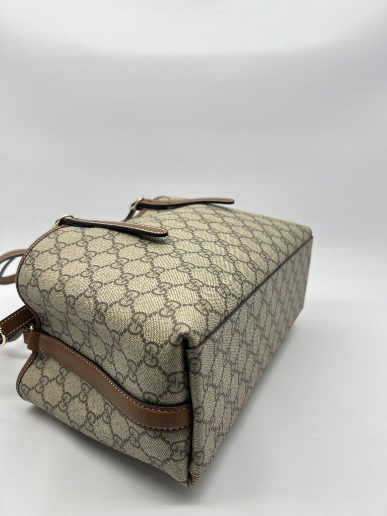 Gucci GG Emblem Medium Tote GG Supreme GHW