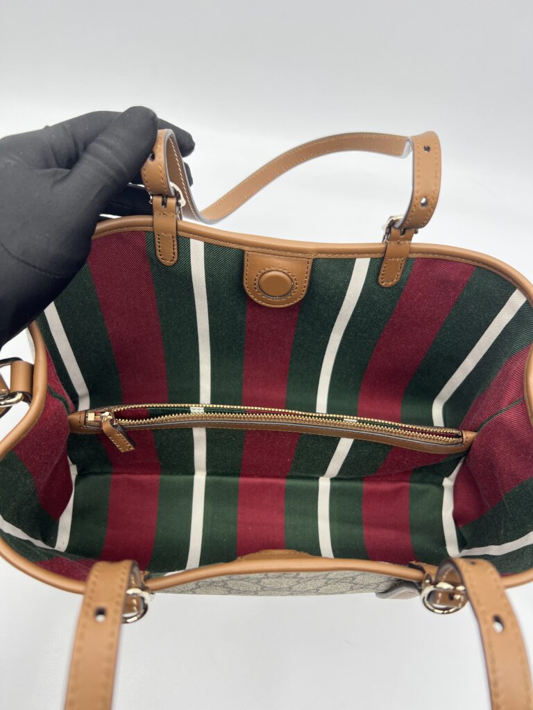 Gucci GG Emblem Medium Tote GG Supreme GHW