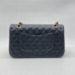 Chanel Medium Classic D Flap Caviar Black GHW