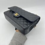 Chanel Medium Classic D Flap Caviar Black GHW