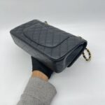 Chanel Medium Classic D Flap Caviar Black GHW
