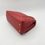Chanel Coco Handle Medium Caviar Red GHW