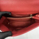 Chanel Coco Handle Medium Caviar Red GHW