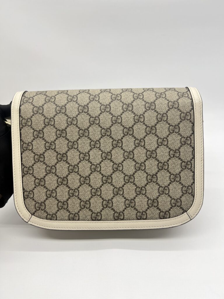 Gucci Horsebit GG Supreme White GHW