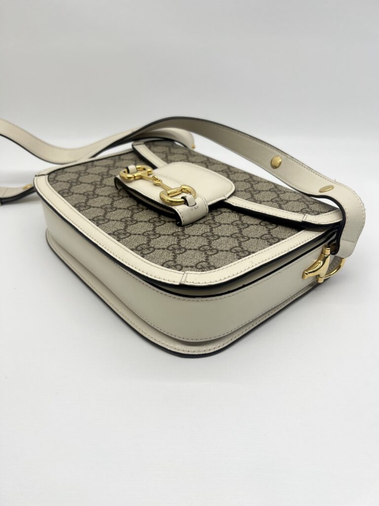 Gucci Horsebit GG Supreme White GHW