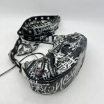Balenciaga Le Cagole Xs Agneau Black Graffiti White