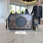 Fendi Camera Bag Brown FF Black GHW