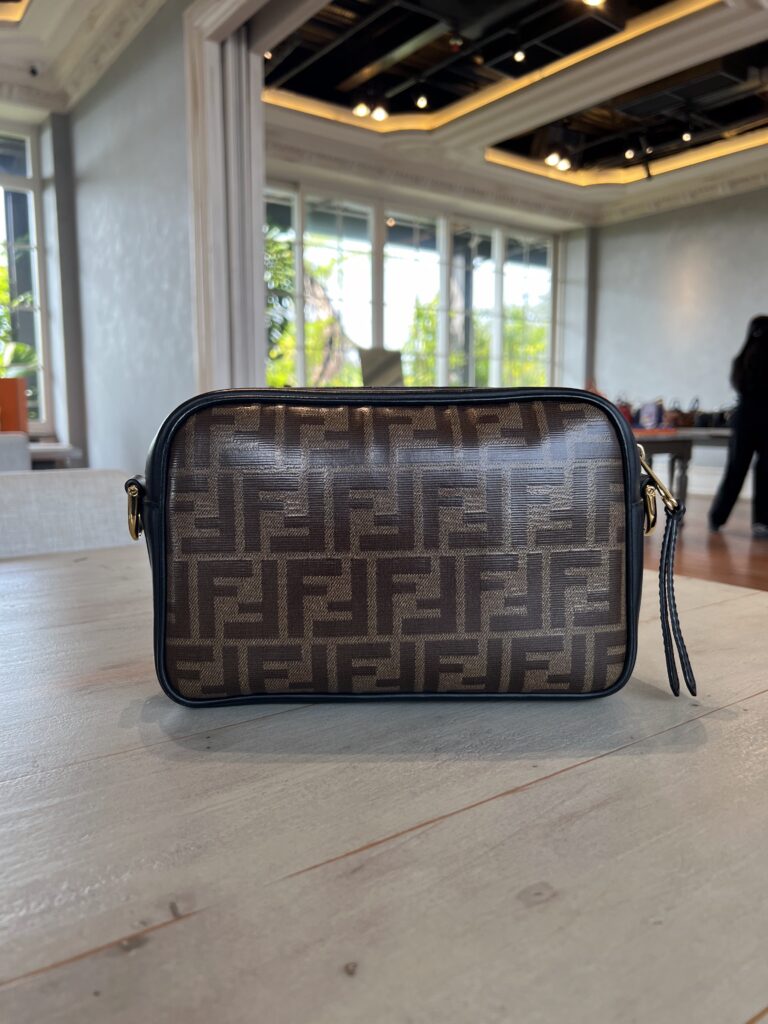 Fendi Camera Bag Brown FF Black GHW