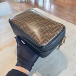 Fendi Camera Bag Brown FF Black GHW