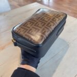 Fendi Camera Bag Brown FF Black GHW