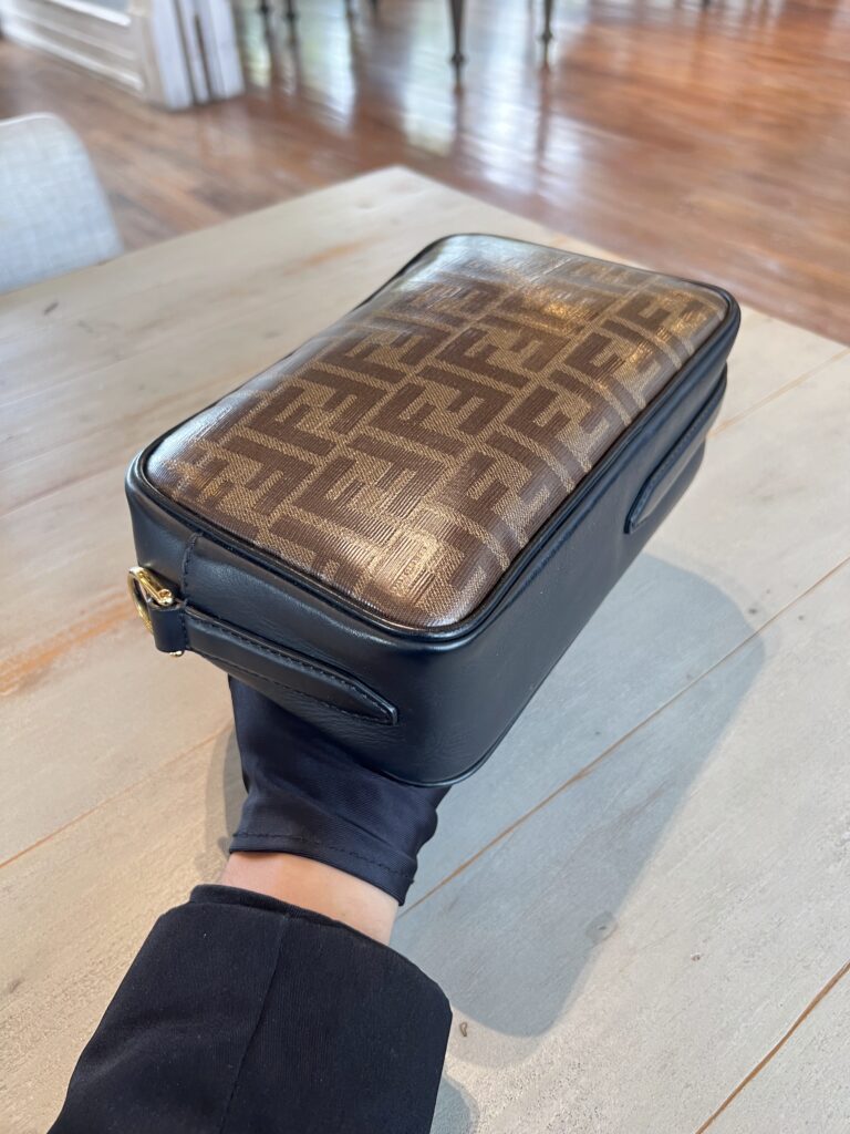 Fendi Camera Bag Brown FF Black GHW