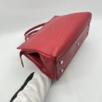 Saint Laurent Cabas Rive Gauche  Embossed Croro Red GHW