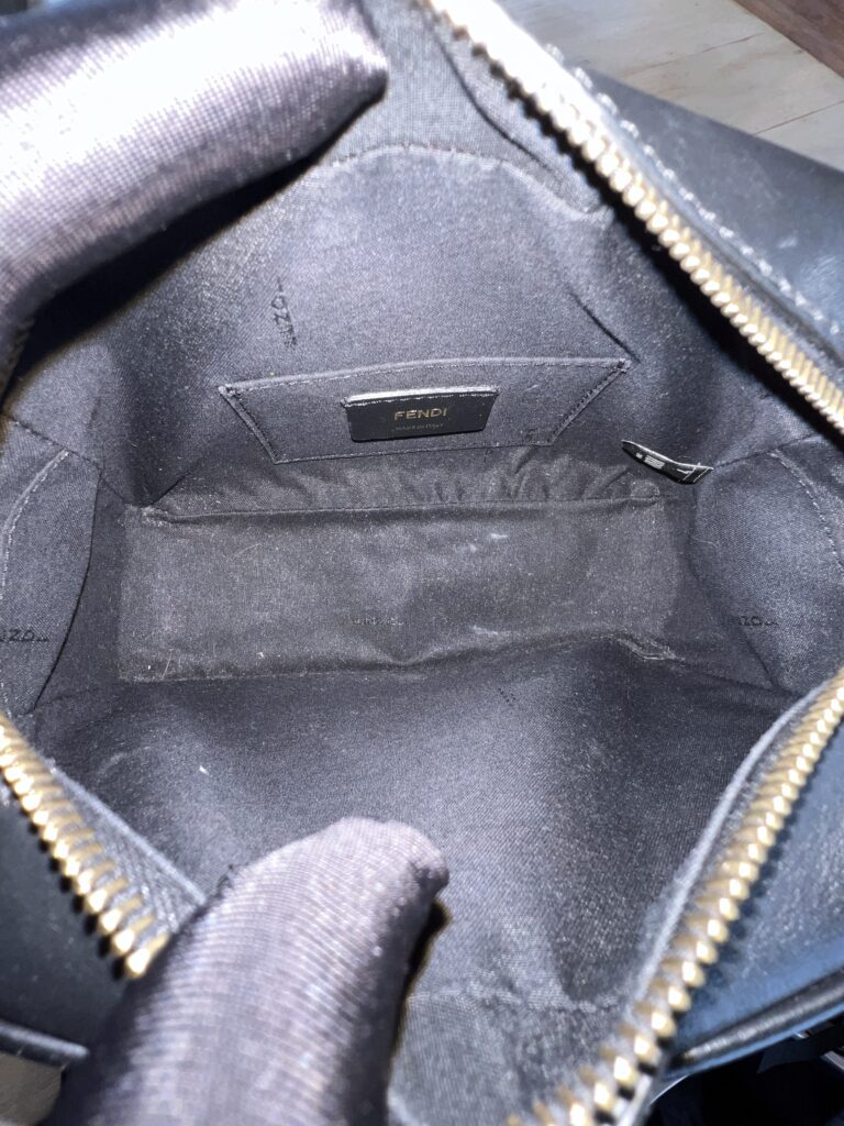 Fendi Camera Bag Brown FF Black GHW