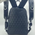 MCM Backpack Nylon Black SHW